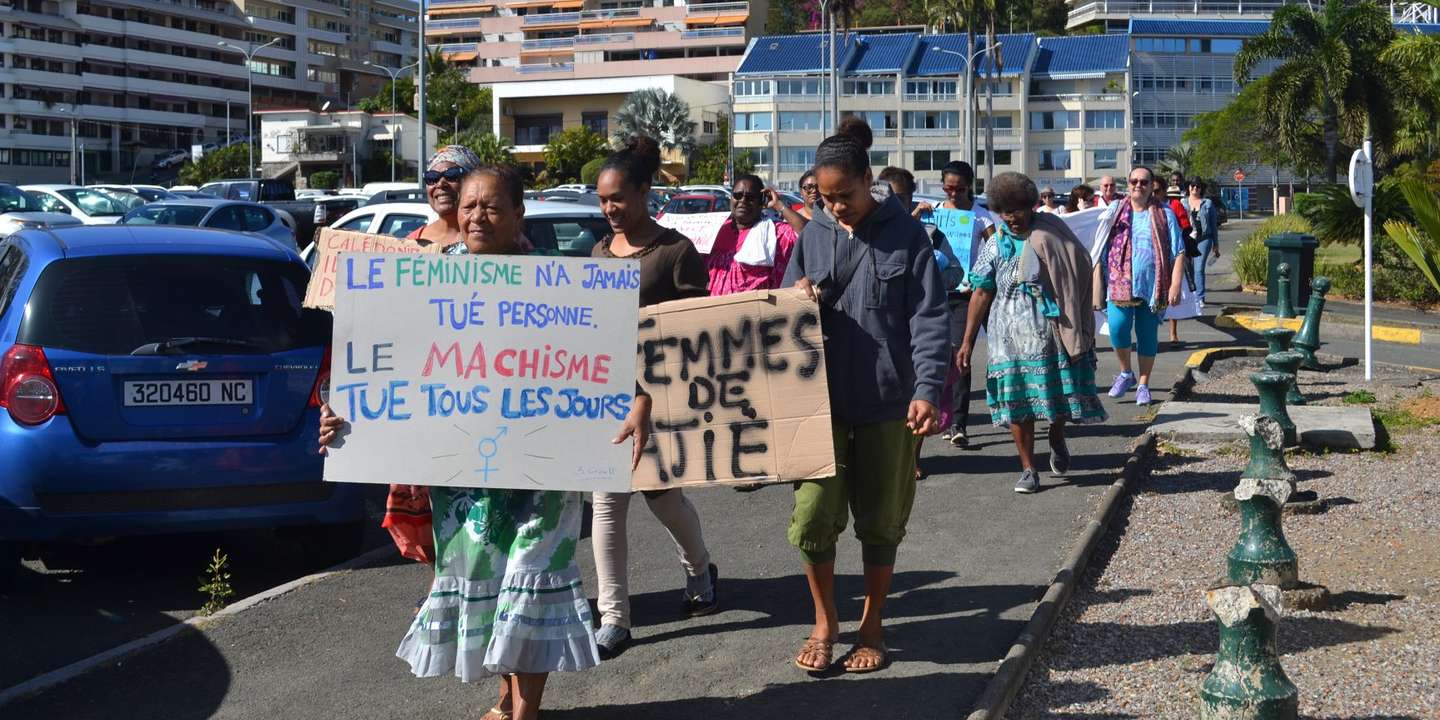 Manifestation devant le congrès de Nouvelle-Calédonie, à Nouméa ©Archives AFP